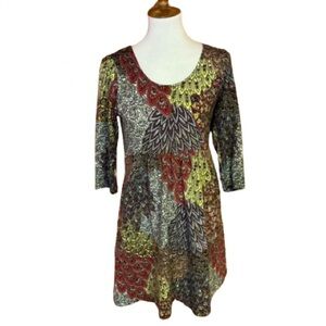 Reborn bright mandalas sweater dress